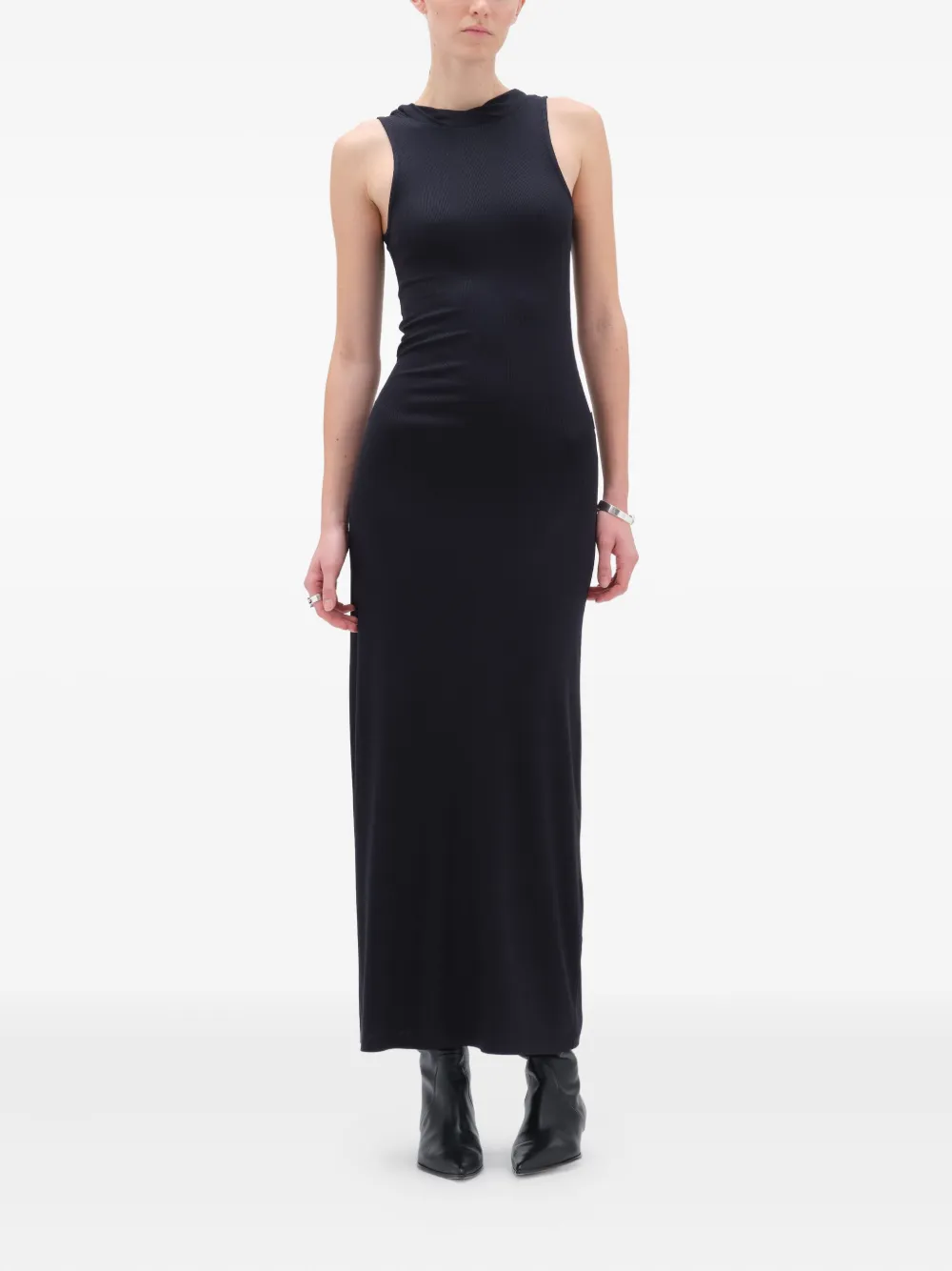 REMAIN Mouwloze maxi-jurk Zwart