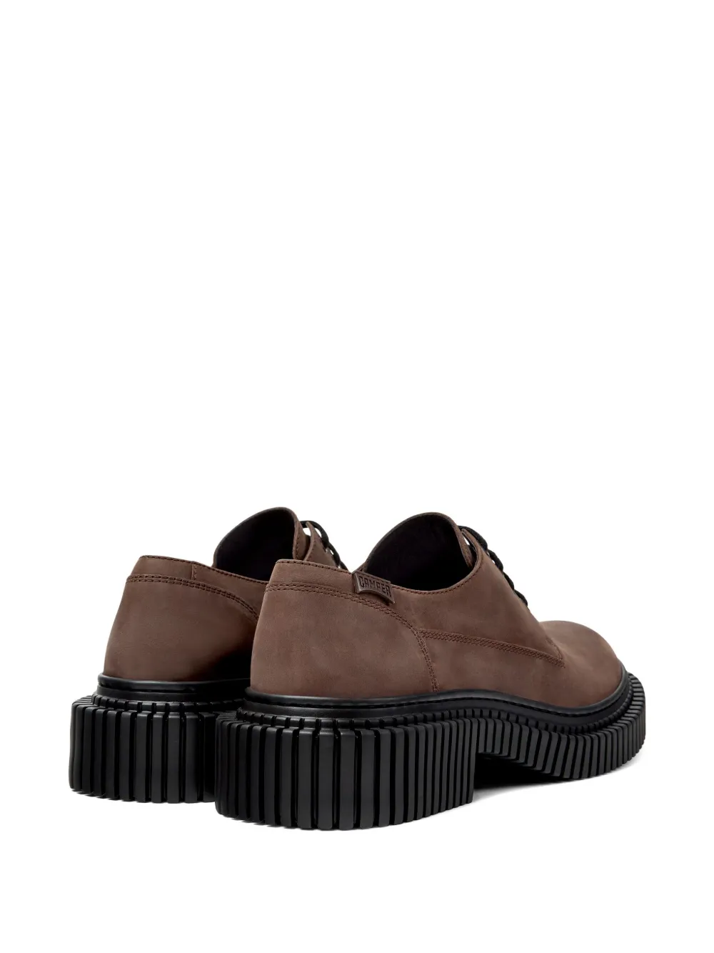 Camper lace-up rounded-toe shoes Black