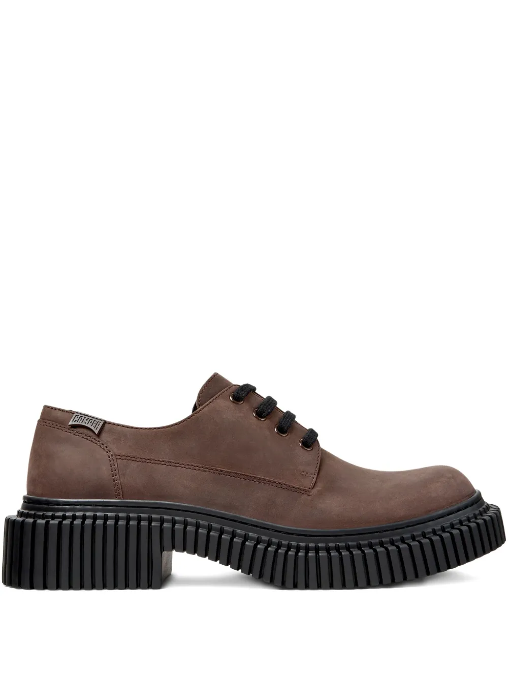 Camper lace-up rounded-toe shoes Black