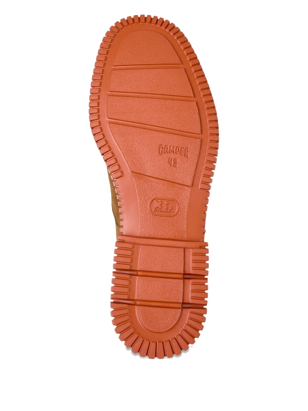 Camper Pix lace-up suede oxford shoes Brown