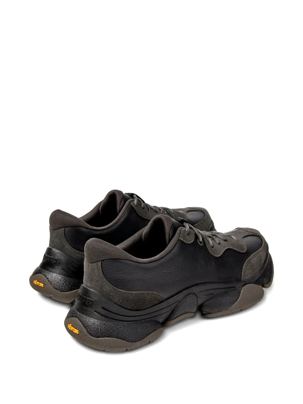 Camper Karst 2 leather suede sneakers Black
