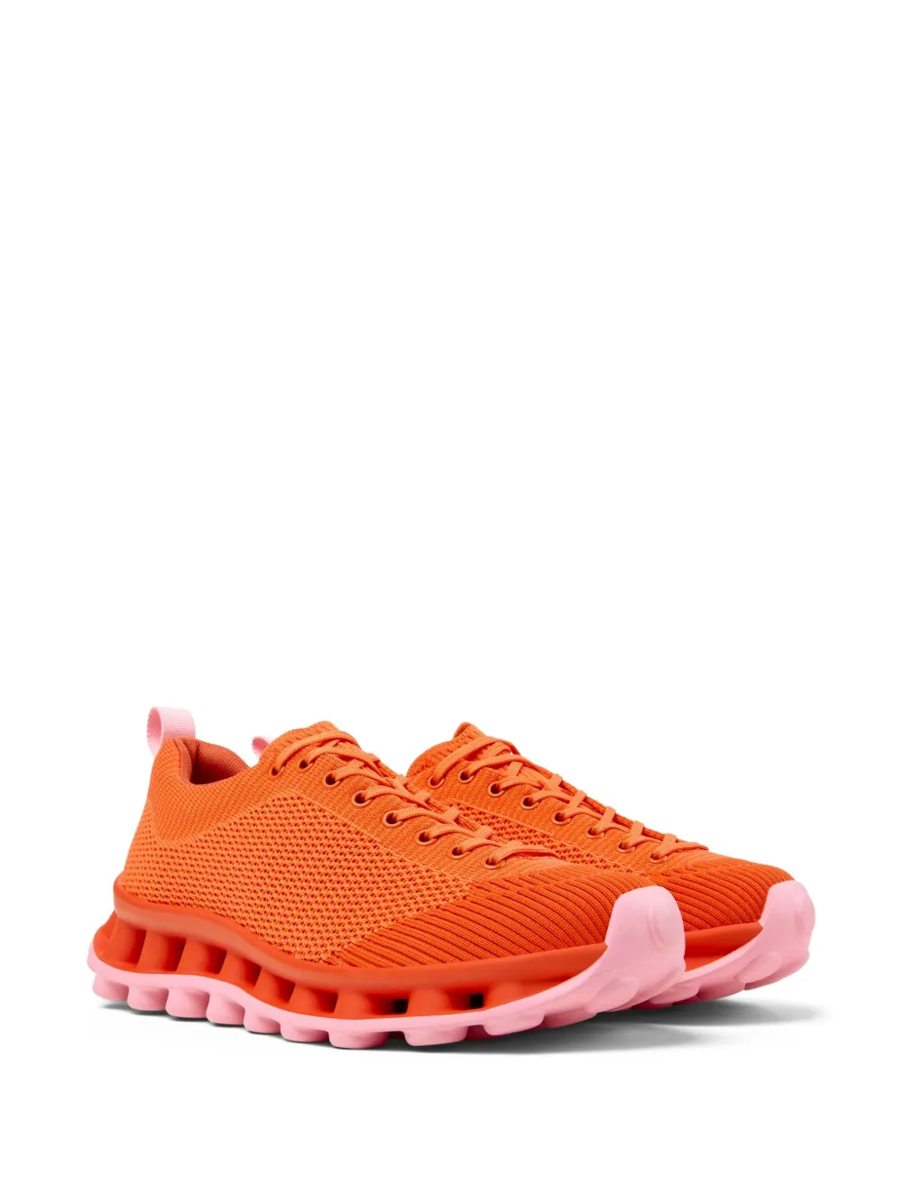 Camper x Sunnei Pelotissima knitted sneakers Orange