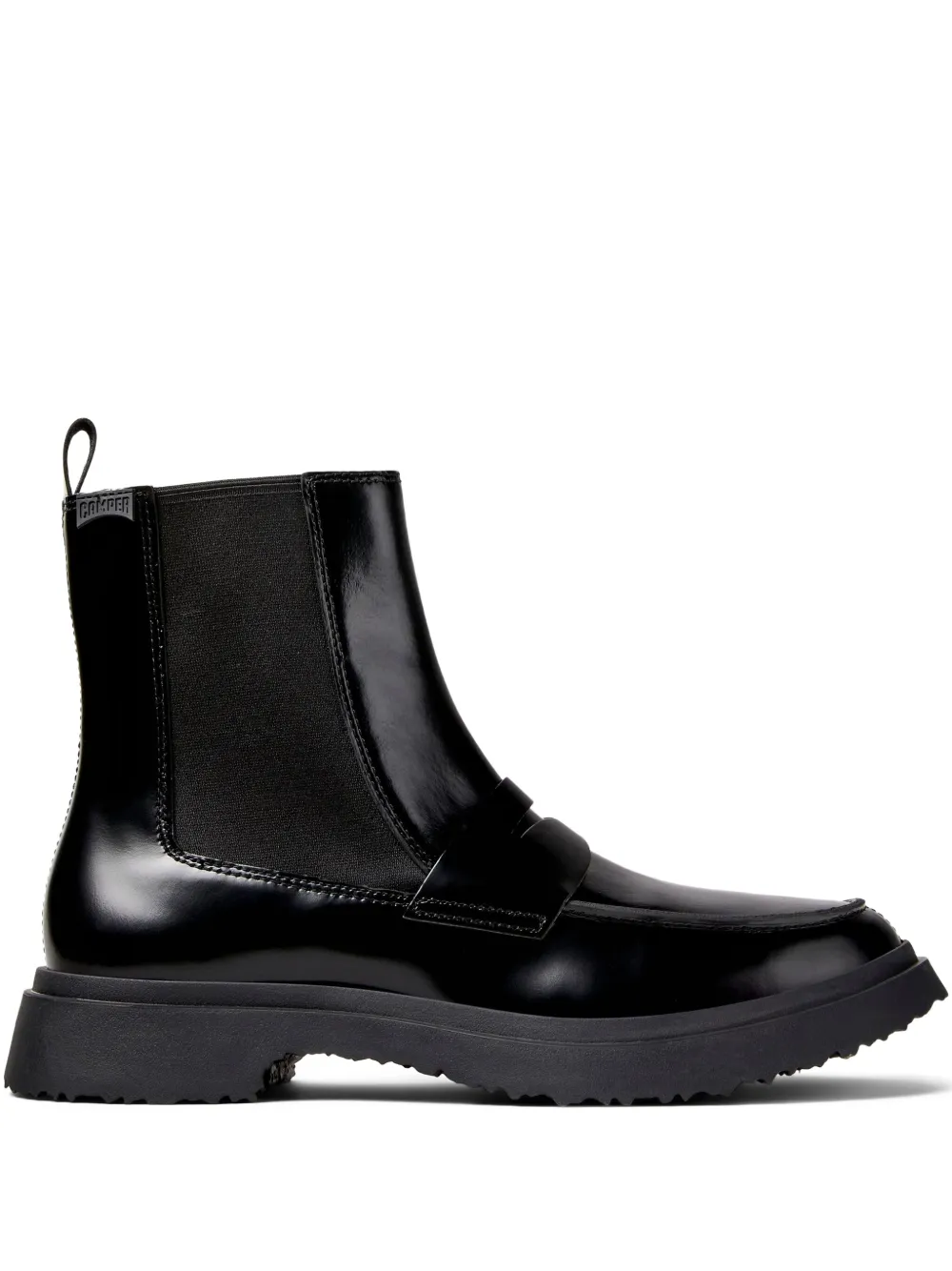 Camper Walden leather penny-slot Chelsea boots Black