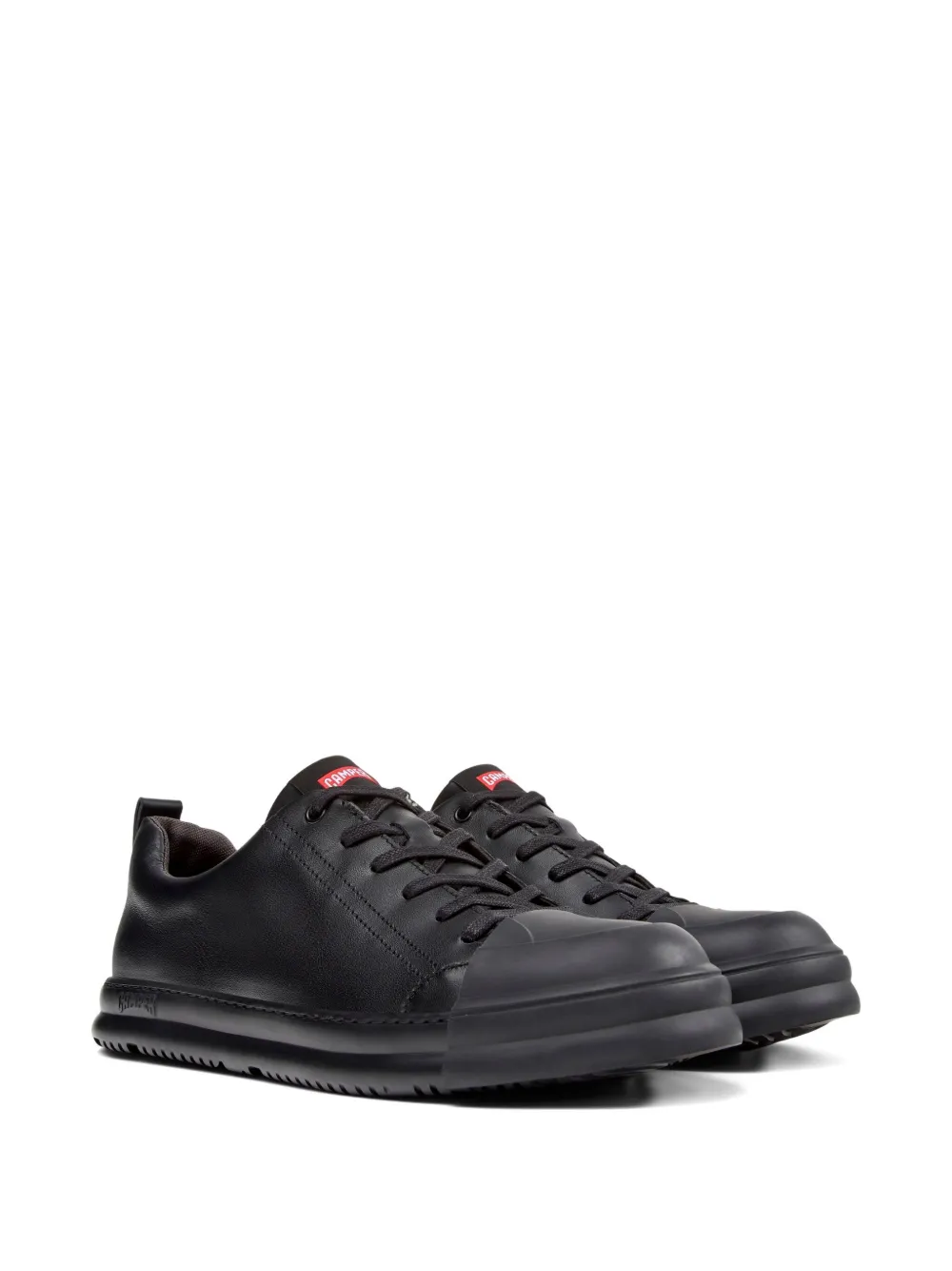 Camper Junction Runner leather lace-up sneakers Black