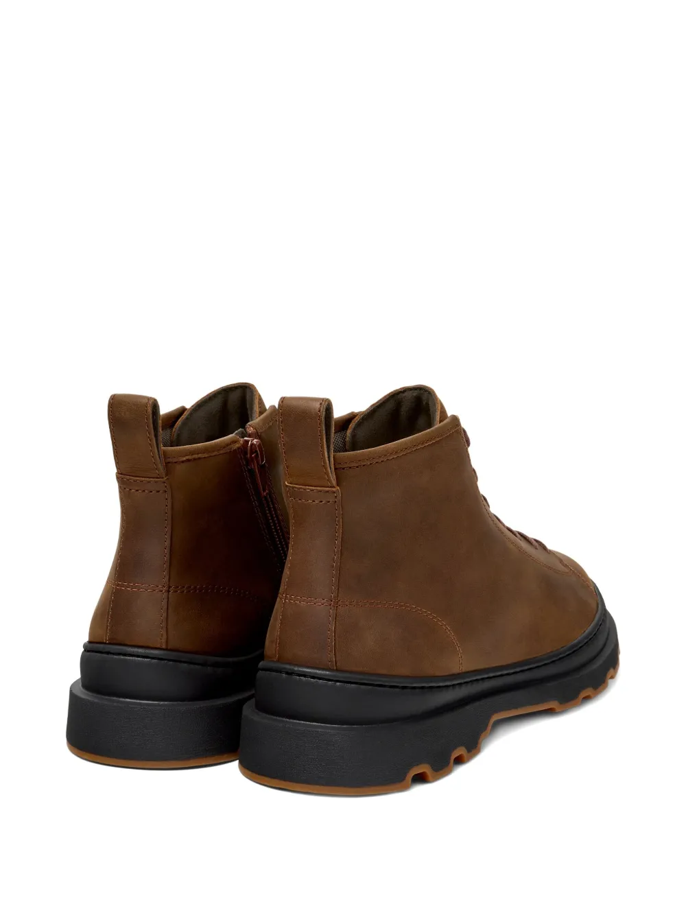 Camper Brutus lace-up chunky-sole hiking boots Brown