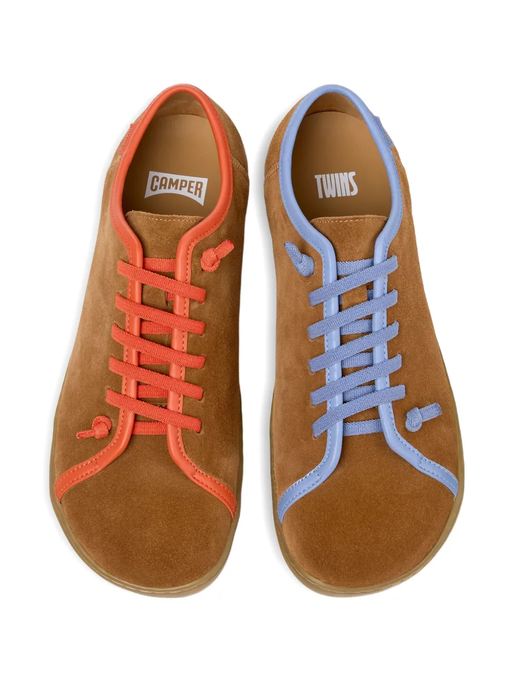 Camper Peu Cami suede lace-up sneakers Brown