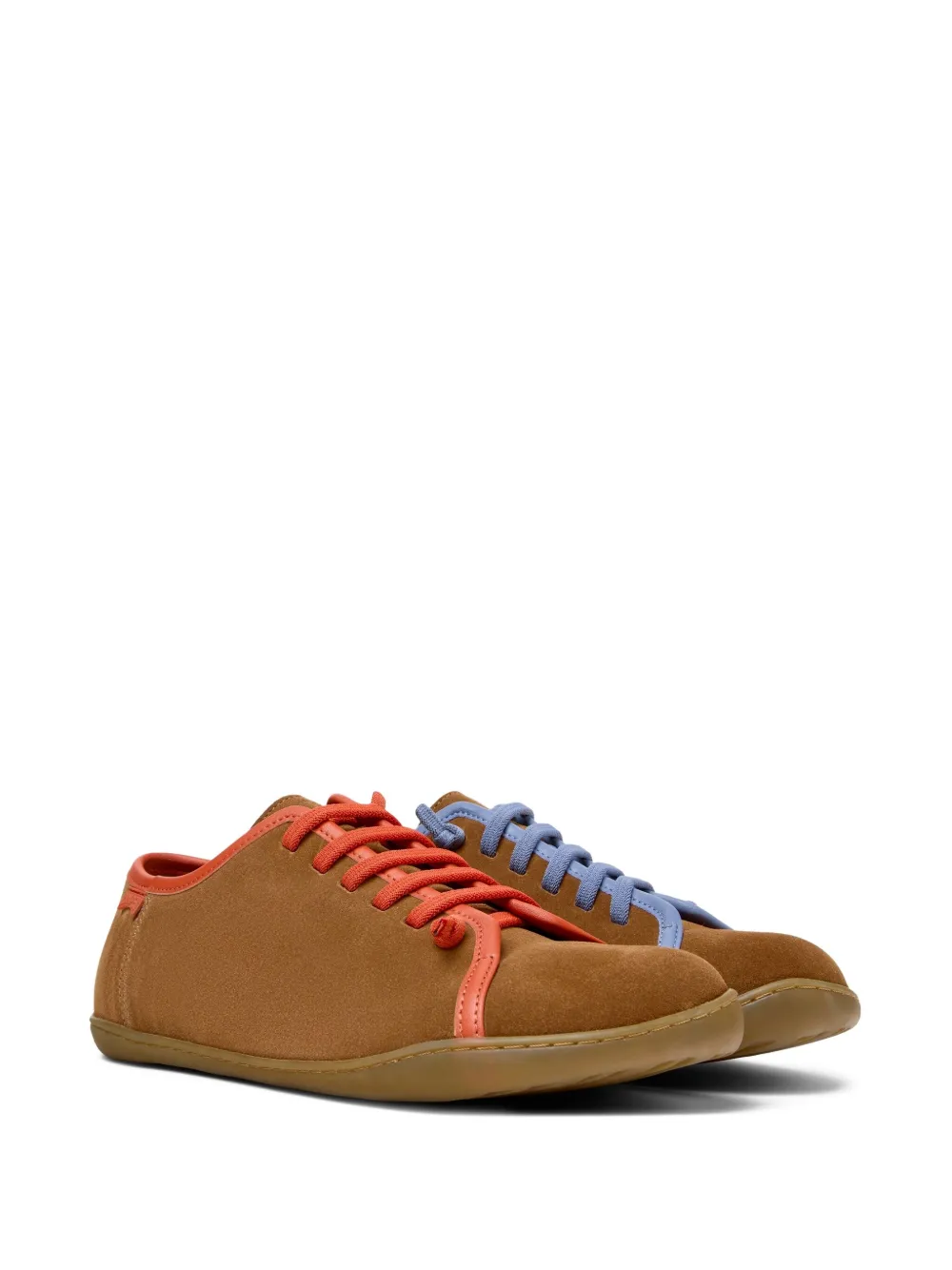Camper Peu Cami suede lace-up sneakers Brown