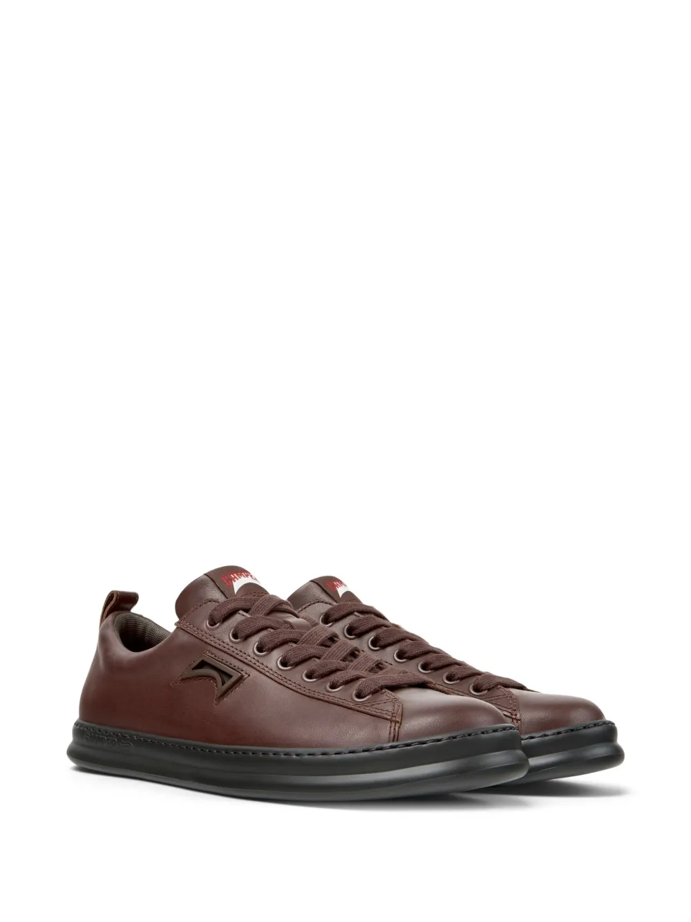 Camper Runner Four leather lace-up sneakers Brown