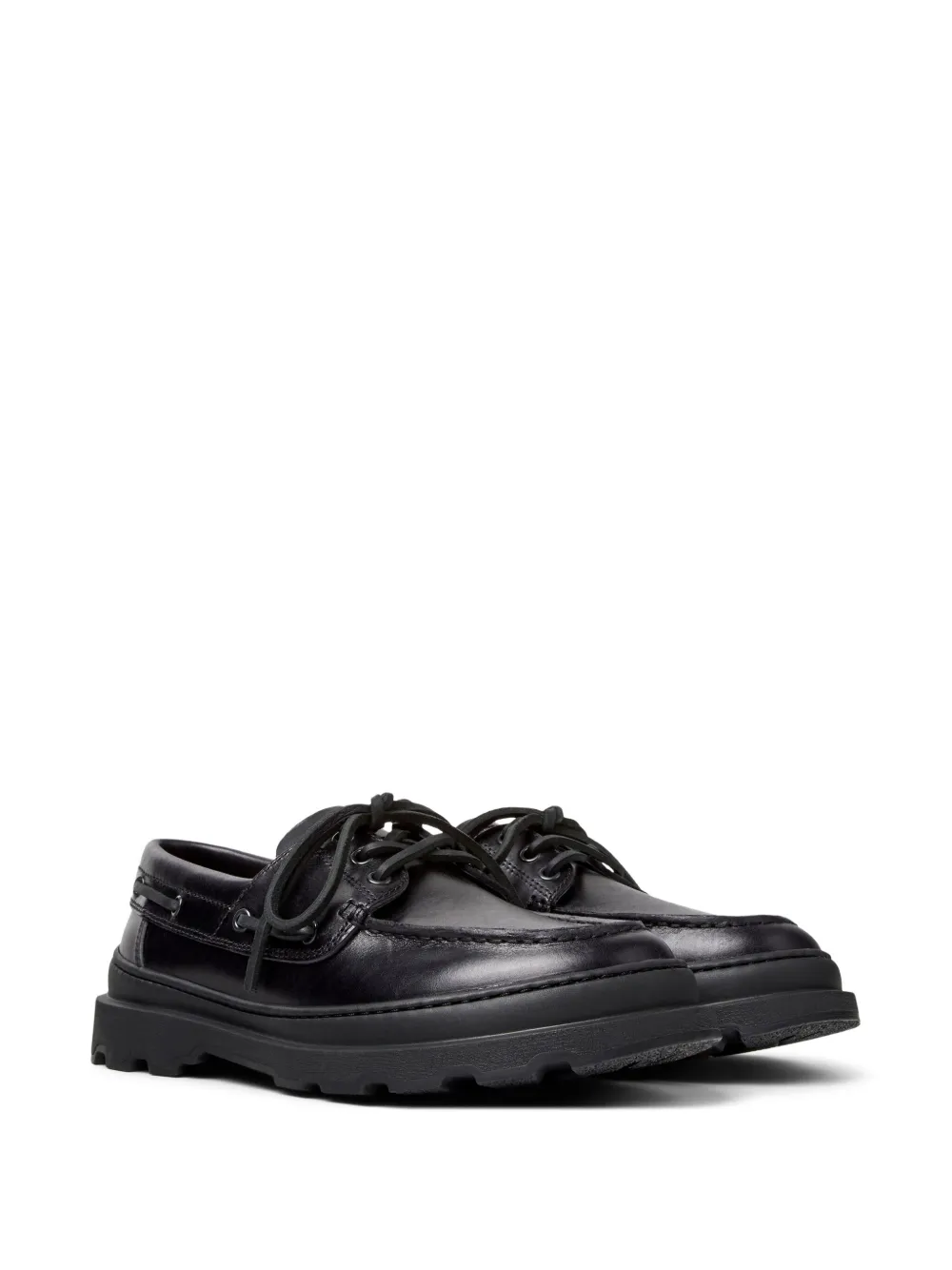Camper Brutus leren loafers - Zwart