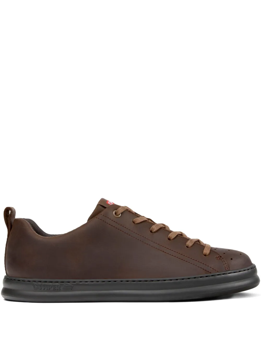 Camper leather lace-up sneakers Brown