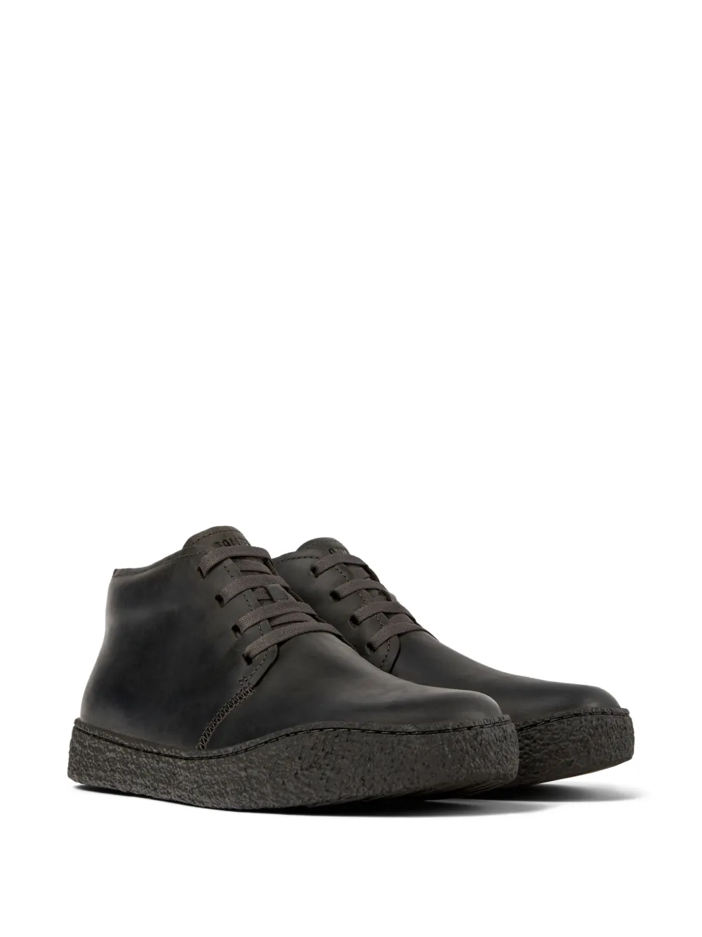 Camper Peu Terreno lace-up leather desert boots Grey