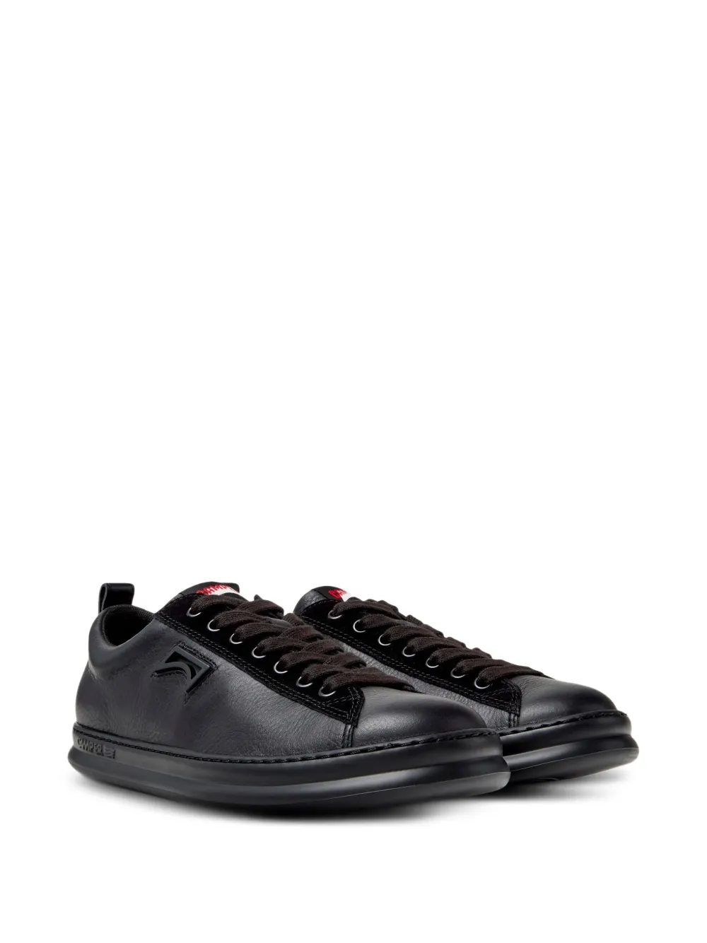 Camper Runner Four leather lace-up sneakers Black
