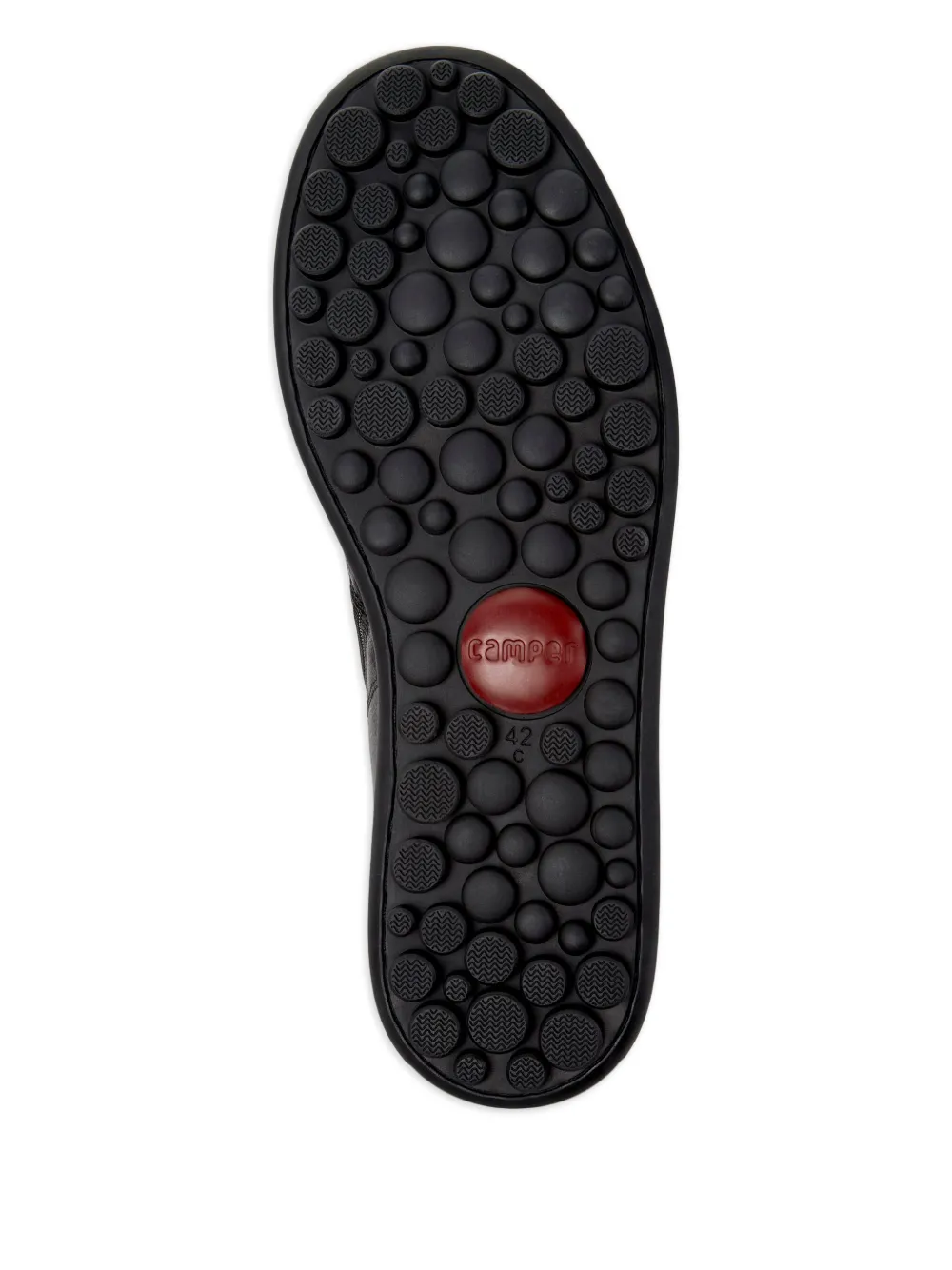 Camper Pelotas Ariel lace-up leather biker boots Black