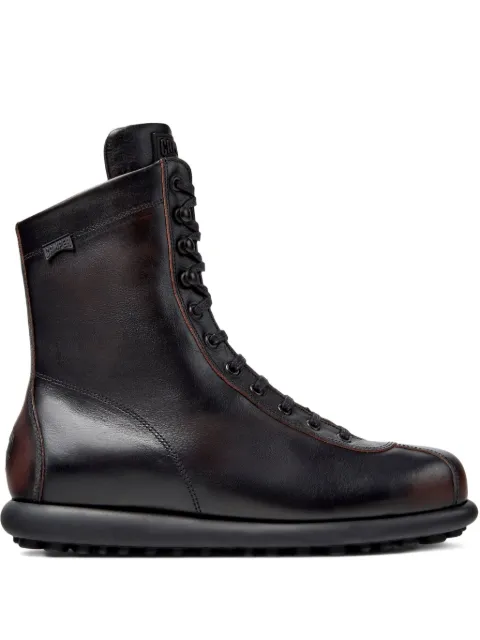 Camper Pelotas Ariel lace-up leather biker boots