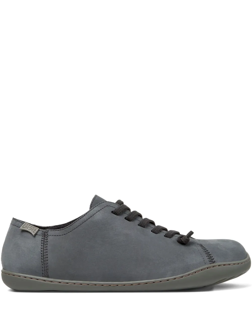 Camper lace-up nubuck leather sneakers Grey