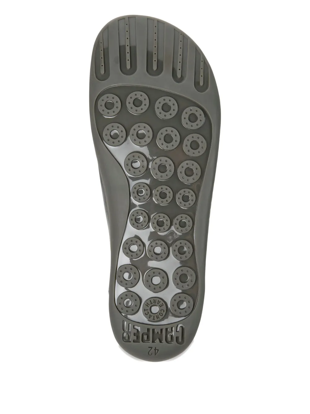 Camper lace-up nubuck leather sneakers Grey