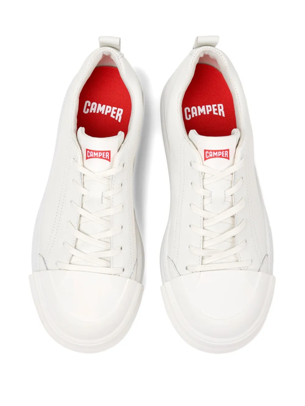 Camper Junction Runner lace-up leather low-top sneakers White