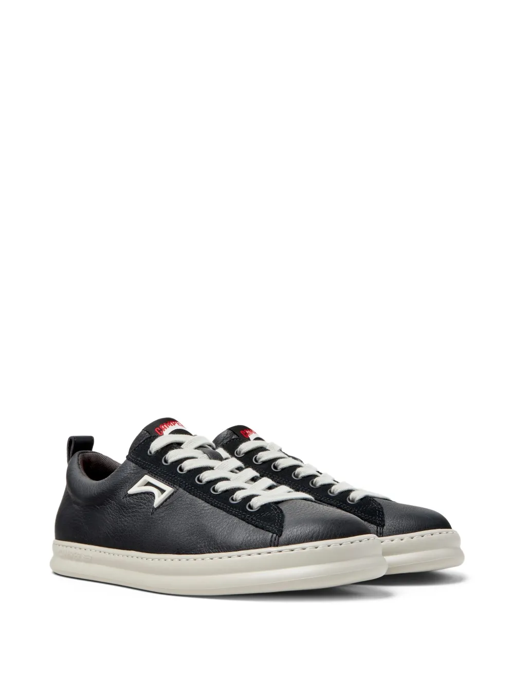 Camper Runner Four leather suede sneakers Black