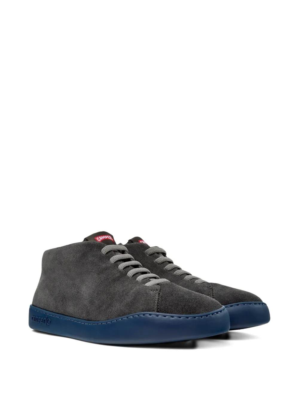 Camper Peu Touring suede lace-up sneakers Grey