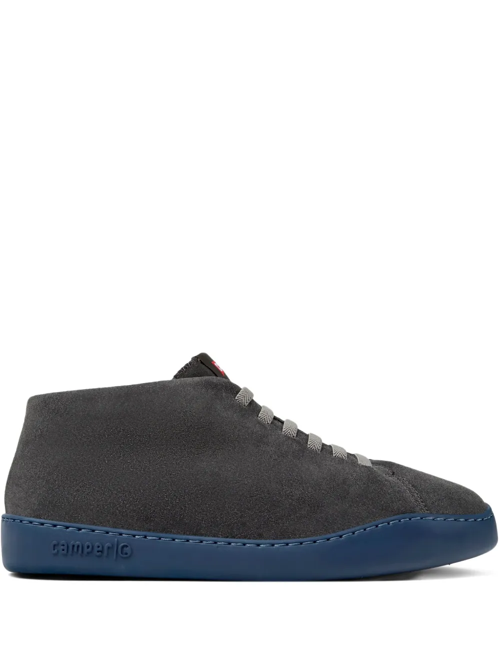 Camper Peu Touring suede lace-up sneakers Grey