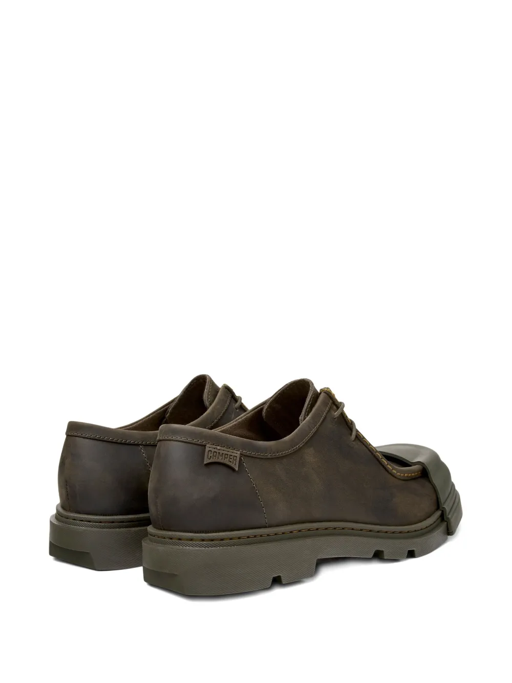 Camper Junction veterschoenen met rubberen neus Bruin