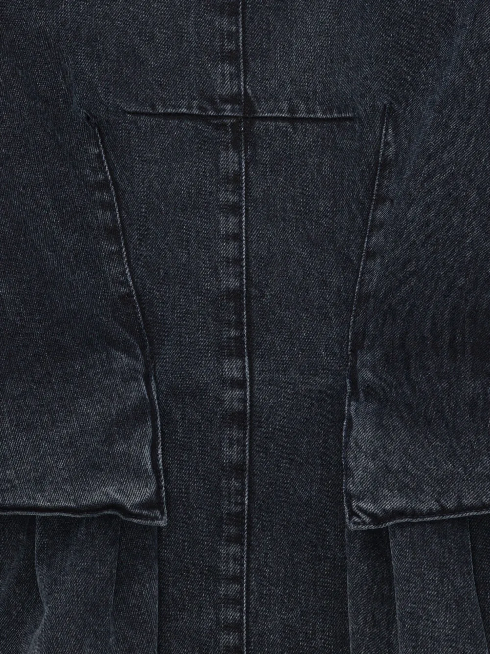 REMAIN Peplum zip-fastening top Zwart