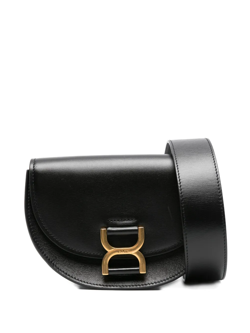 Pre-owned Chloé Marcie Mini Bag In Black