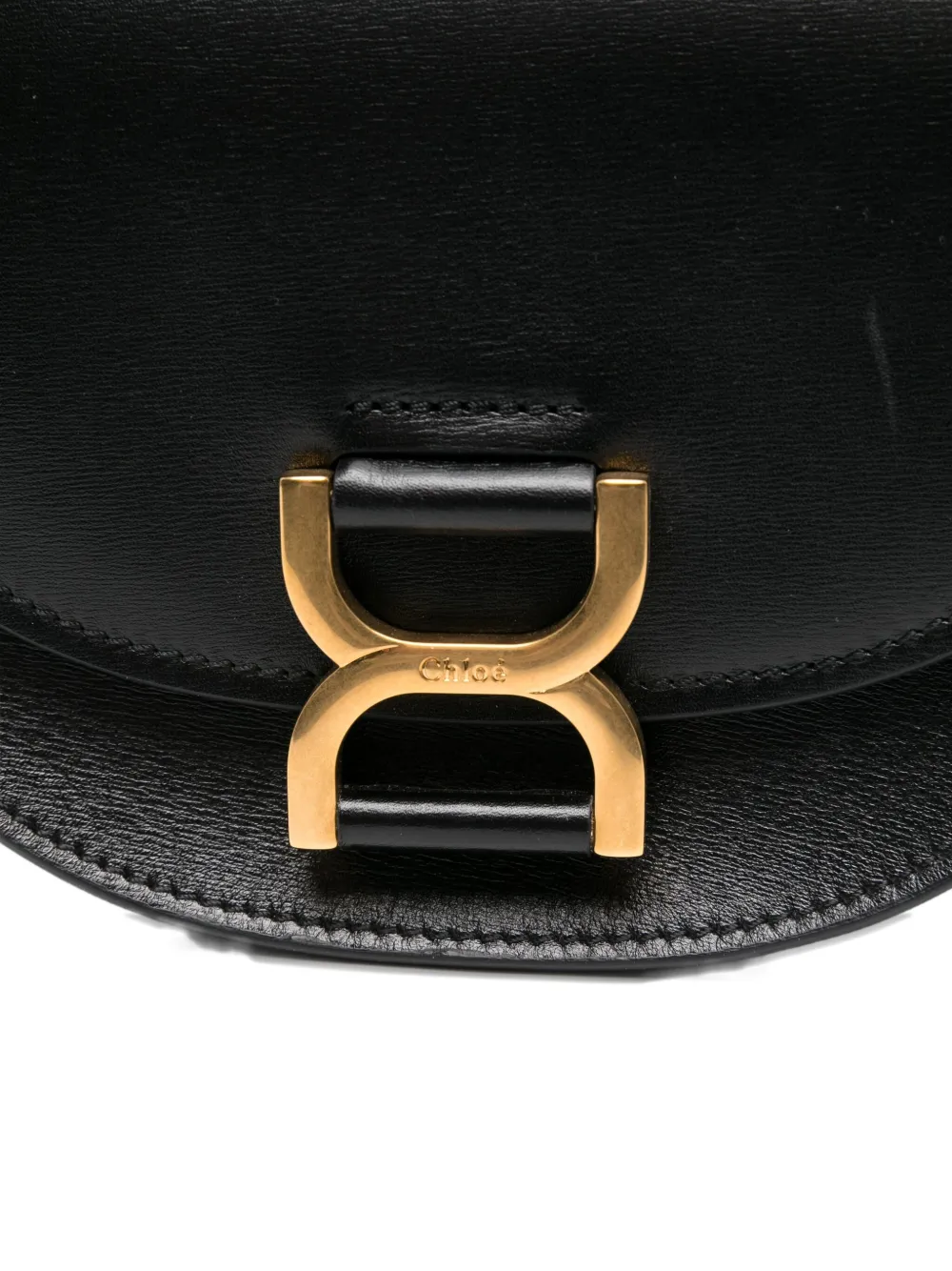 Pre-owned Chloé Marcie Mini Bag In Black