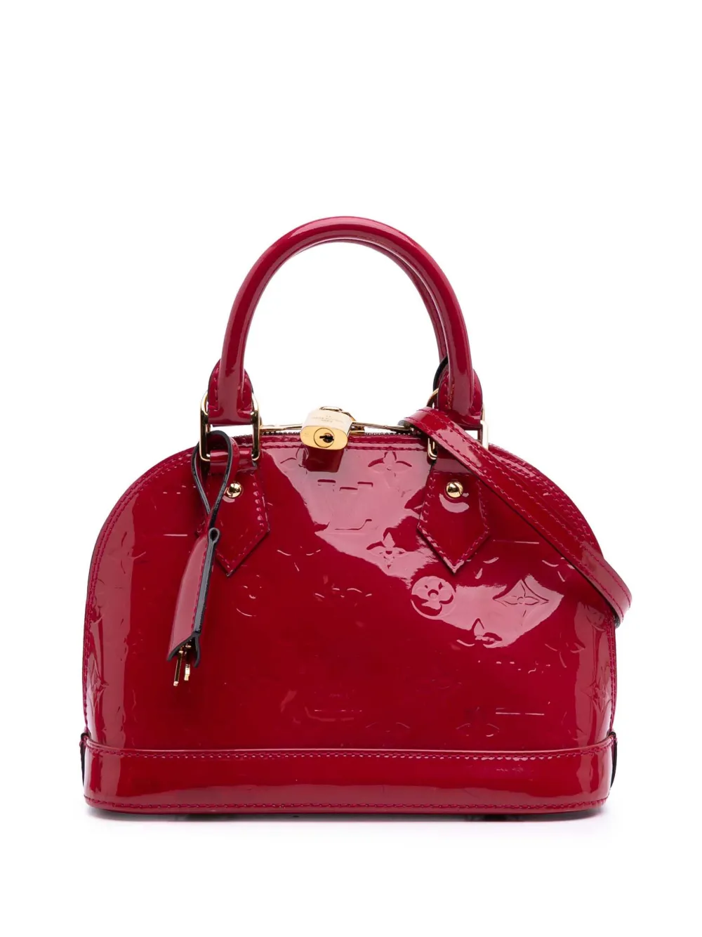 Louis Vuitton Pre-Owned 2014 モノグラム ヴェルニ アルマ BB サッチェルバッグ - ピンク Louis Vuitton Pre-Owned 2014 モノグラム ヴェルニ アルマ BB サッチェルバッグ - ピンク