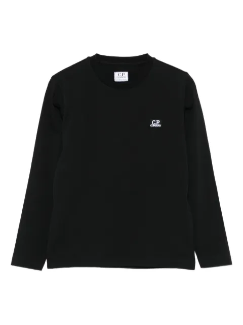 C.P. Company Kids logo-patch long-sleeve sweatshirt