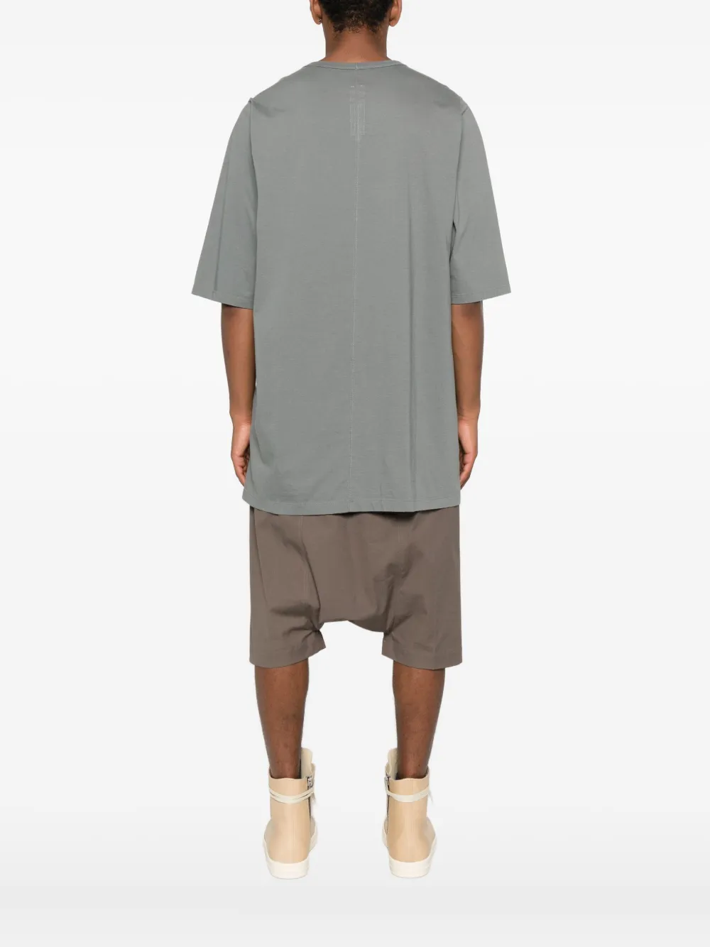 Rick Owens round-neck short-sleeves T-shirt Grijs