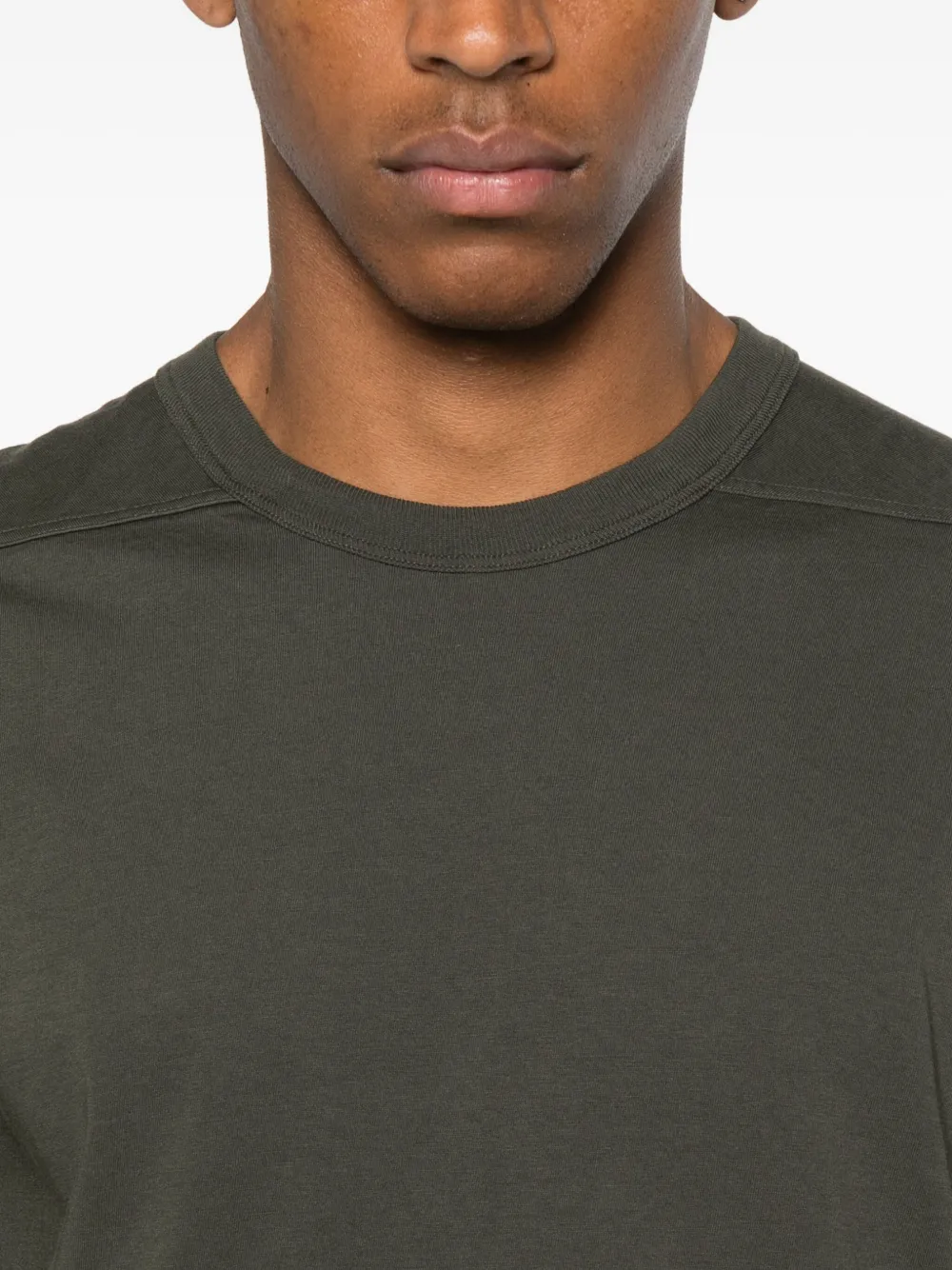 Rick Owens T-shirt van biologisch katoen Grijs