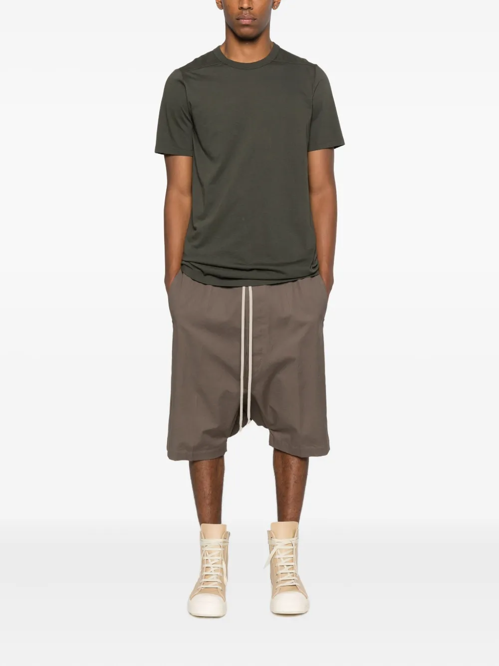 Rick Owens T-shirt van biologisch katoen Grijs