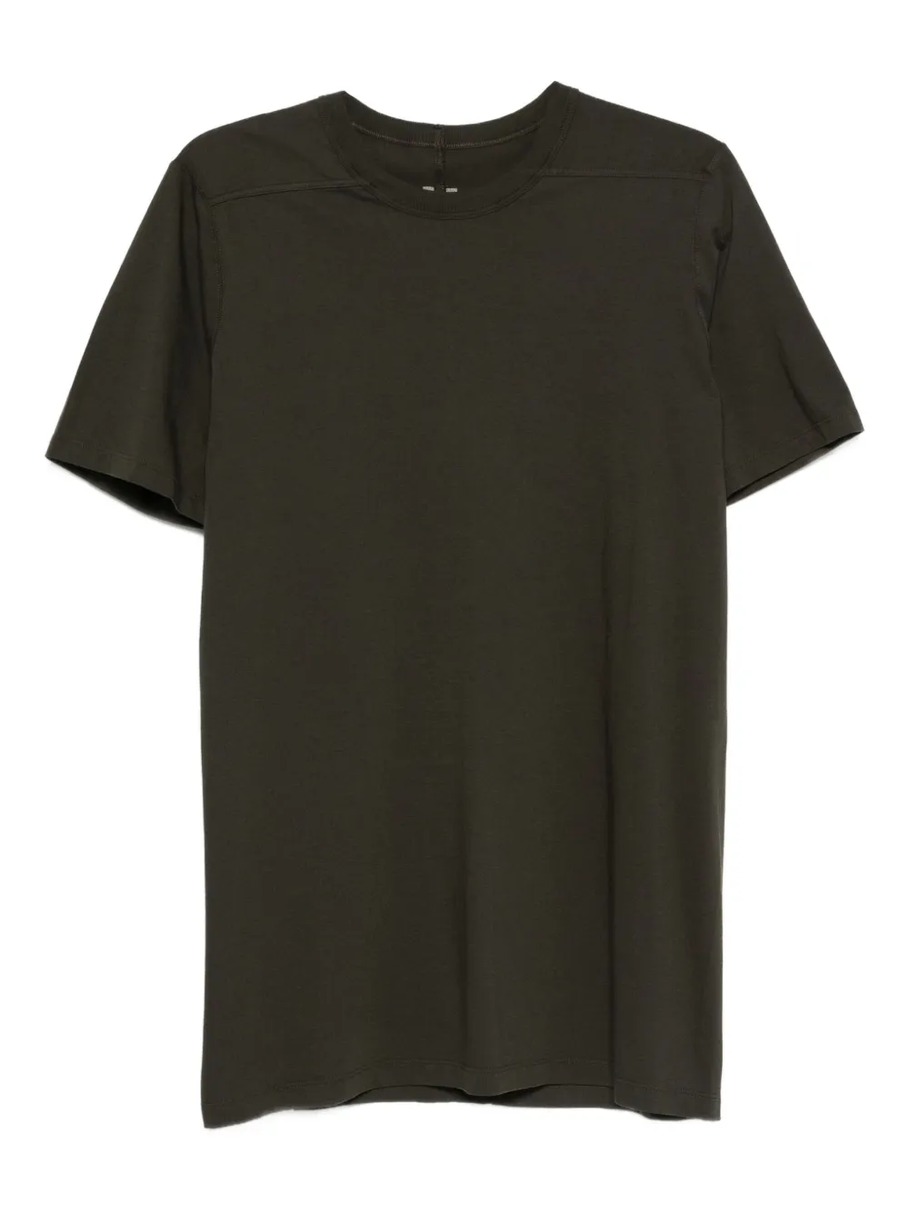 Rick Owens Short-sleeve Organic-cotton T-shirt In Gray