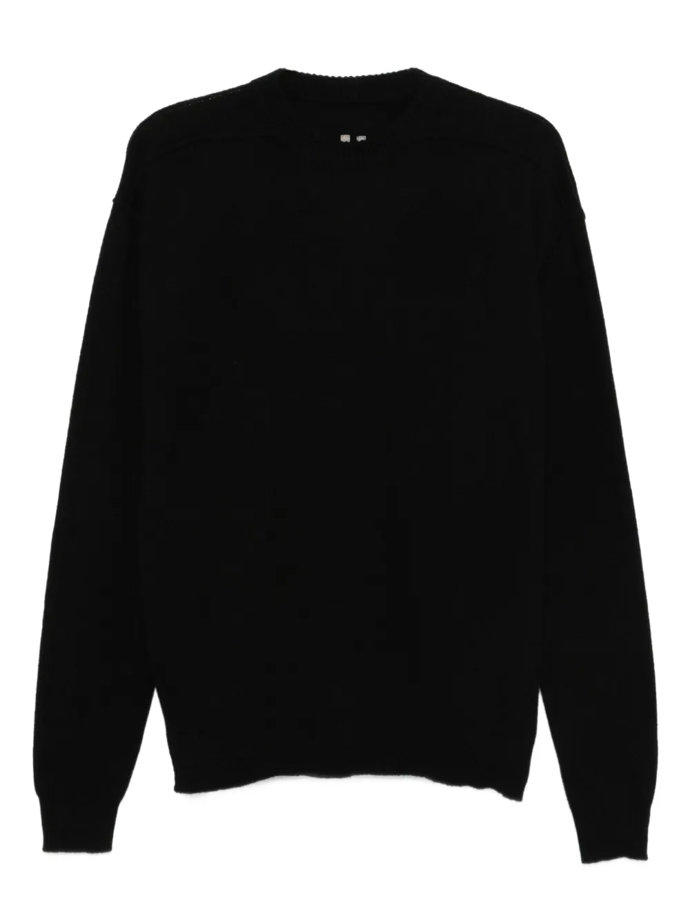 Rick Owens crew-neck sweater Zwart