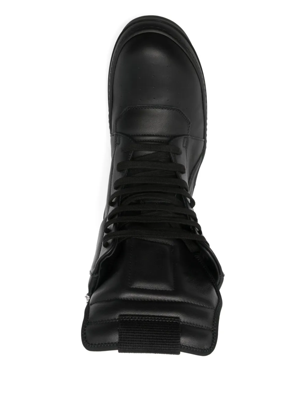 Rick Owens Geobasket high-top sneakers met ritssluiting Zwart