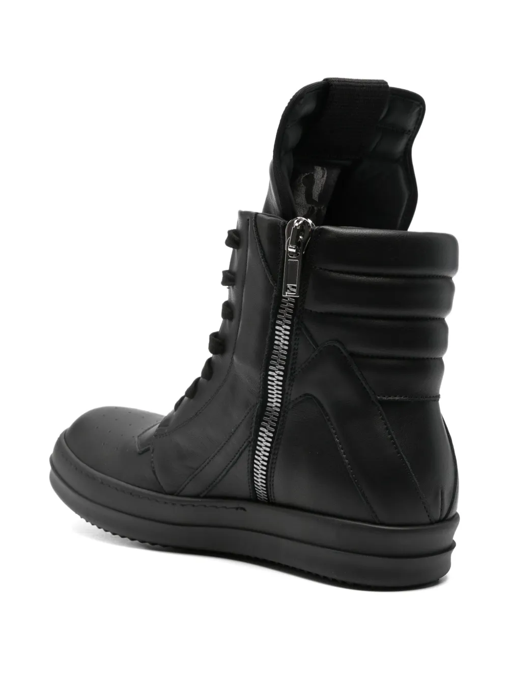 Rick Owens Geobasket high-top sneakers met ritssluiting Zwart