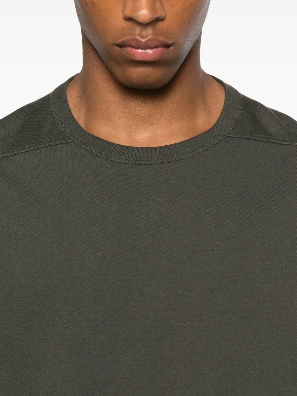 Rick Owens T-shirt van biologisch katoen Groen