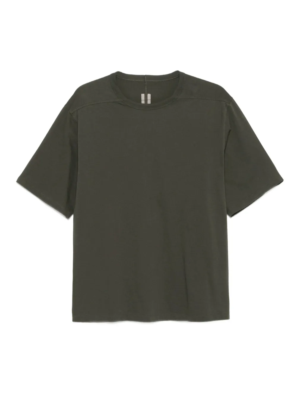 Rick Owens Short-sleeve Organic Cotton T-shirt In Green