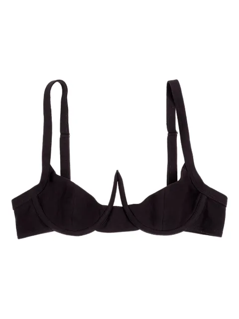 Natasha Zinko plunge cotton bra