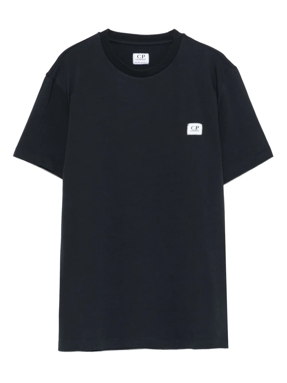 C.P. Company Kids logo-plaque cotton T-shirt - ブルー C.P. Company Kids logo-plaque cotton T-shirt - ブルー