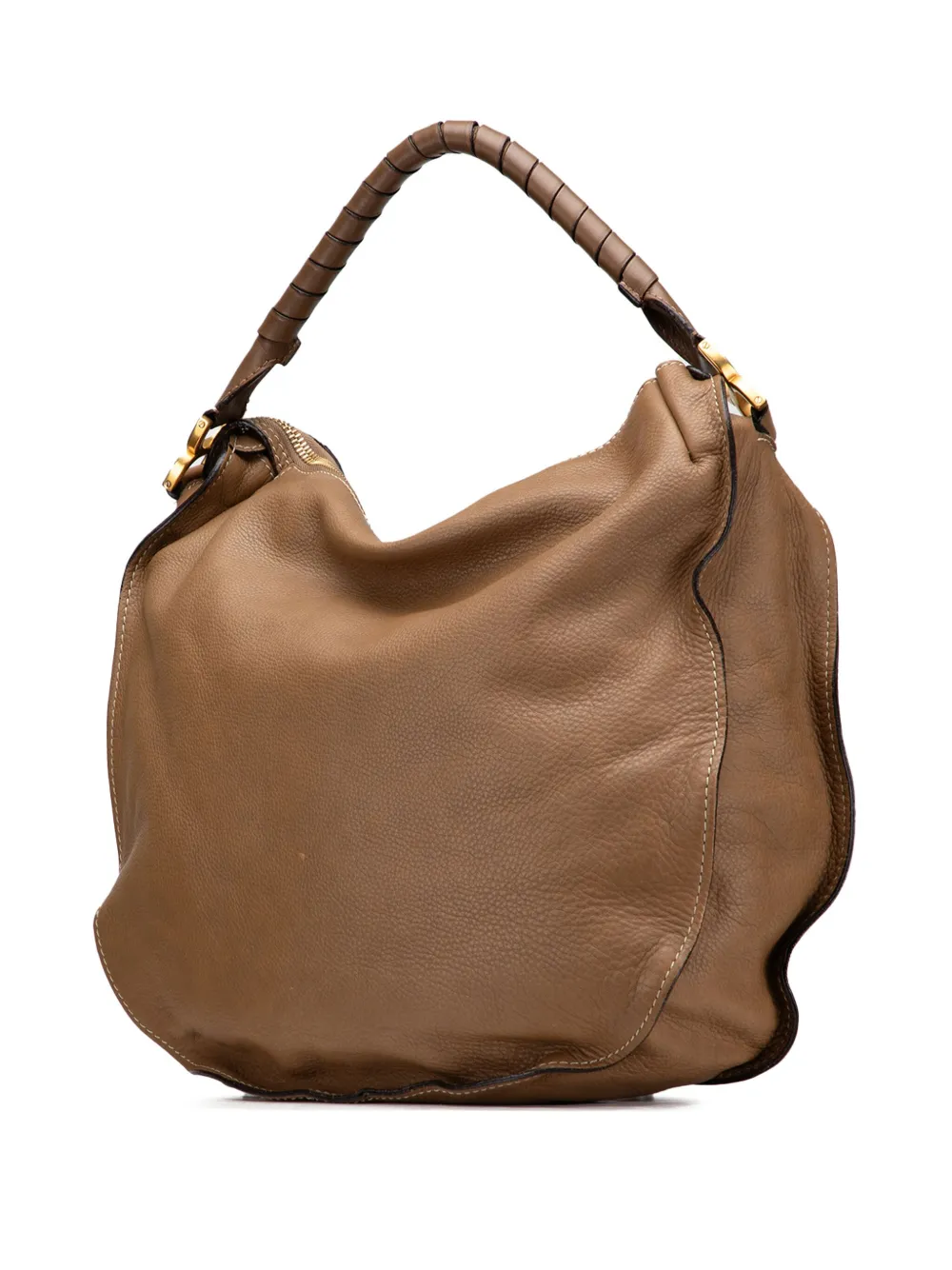 Pre-owned Chloé 2011 Large Pebbled Calfskin Marcie Hobo Bag