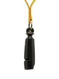 Hermès Pre-Owned 20th Century Leather Ultrasonic Dog Whistle Necklace costume necklace - Yellow