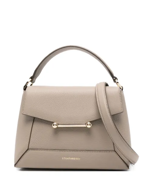 Strathberry logo-print tote bag