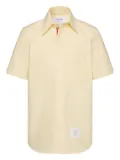 Thom Browne patch-pocket short-sleeve shirt - Yellow