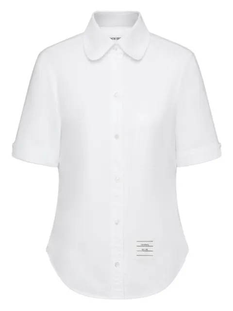 Thom Browne shirt-sleeve round-collar shirt
