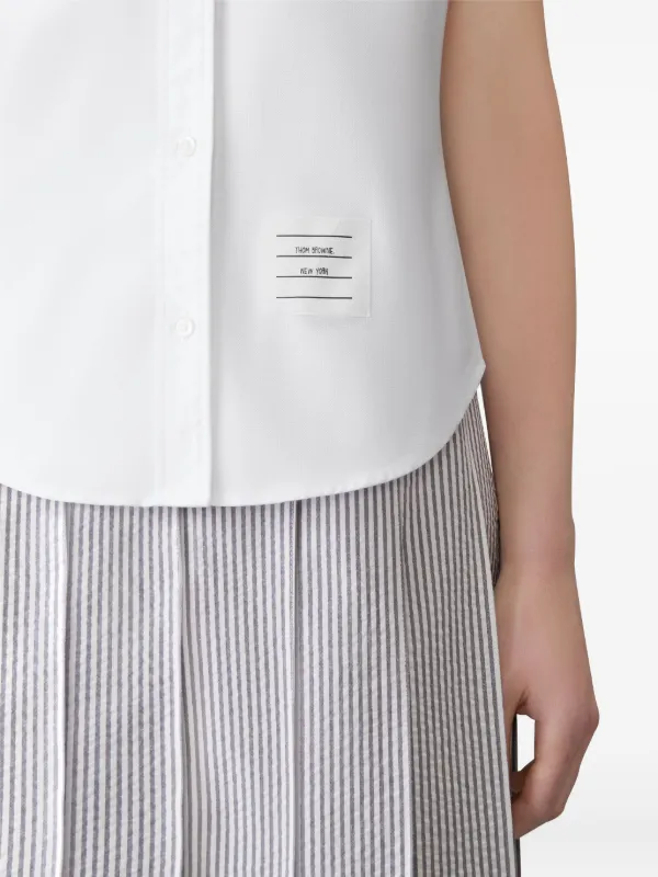 Thom Browne シャツスリーブ シャツ | ホワイト | FARFETCH JP