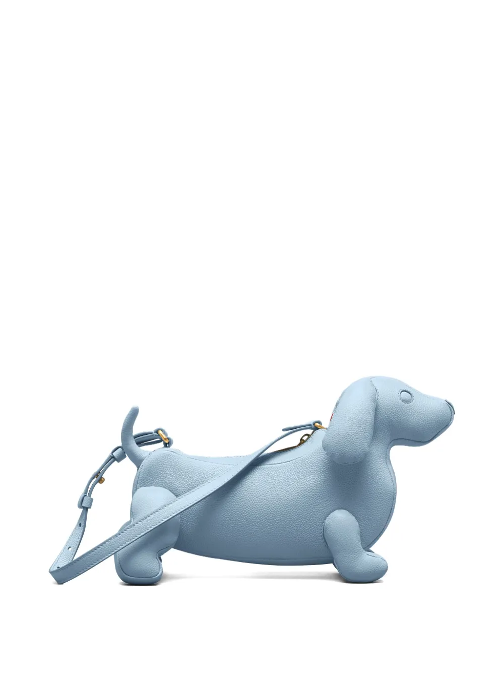 Thom Browne Hector Baguette dachshund shoulder bag Blauw