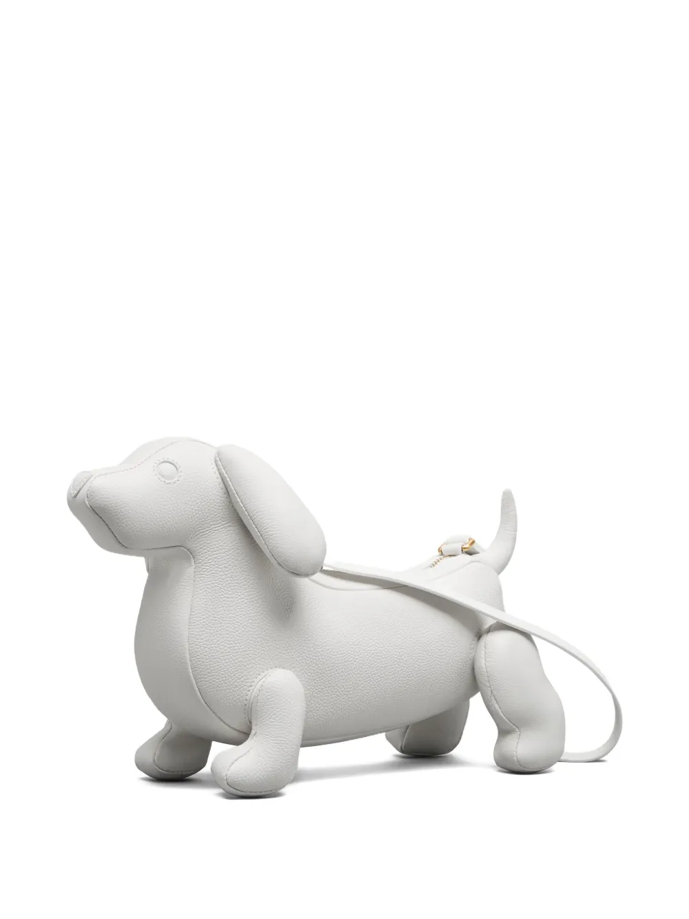 Thom Browne Hector leren schoudertas Wit