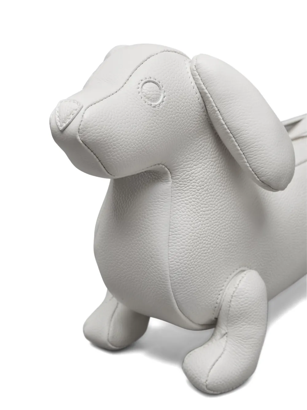 Thom Browne Hector leren schoudertas Wit